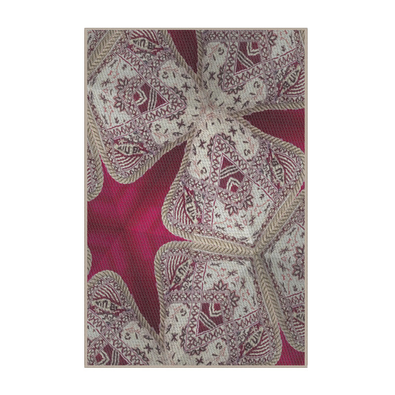 Geometric Indoor Rug, Rectangle 3' x 5'