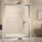 Tempered Glass With Explosion Proof Film,Aluminum Frame Double Sliding Shower Door,Stainless Steel Handle-112519974