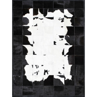 Buenos Aires Cowhide Abstract Indoor Rug