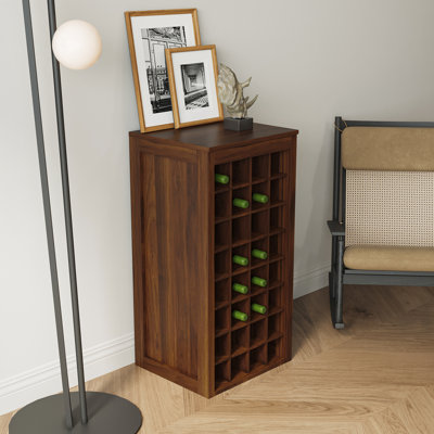 Armoire à vin modulaire 32 - Noyer brun pour les amoureux de la conception moderne