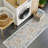 Large Floral Thick Border Washable Area Rug - Soft Cashmere Carpet for Living Room, Bedroom, or Office-109447862