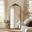 Vintage Full Length Wall Mirror with Ornate Metal Frame-906959840-906959846