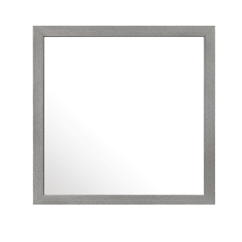 Doreene Wall Mirror, Gray