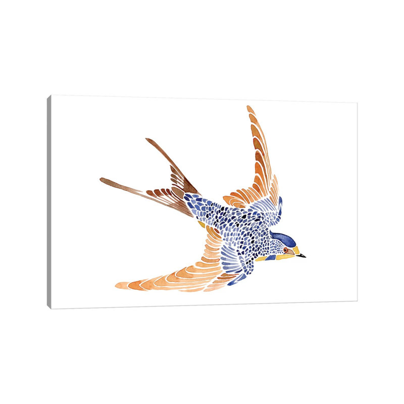 Jeweled Barn Swallow I 1 Piece Wrapped Canvas Wall Art, 101.6 cm H x 66.04 cm W