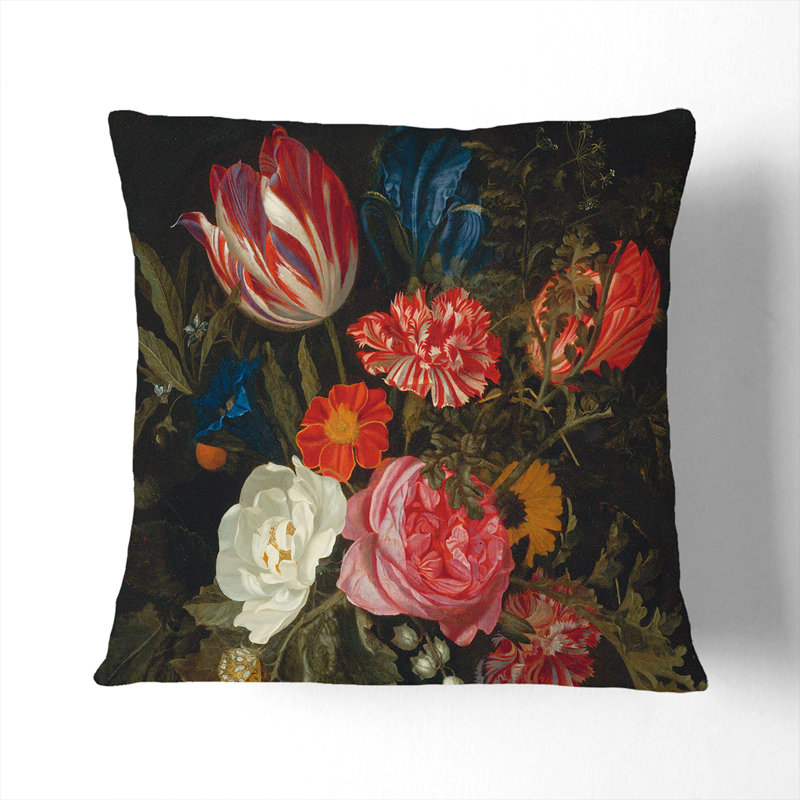 Square Cushion, 40cm H x 40cm W x 15cm D, Stone