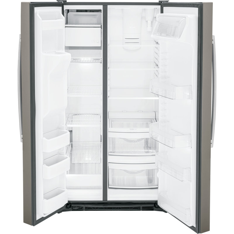 GE 36" Side By Side 25.3 cu. ft. Refrigerator, Slate
