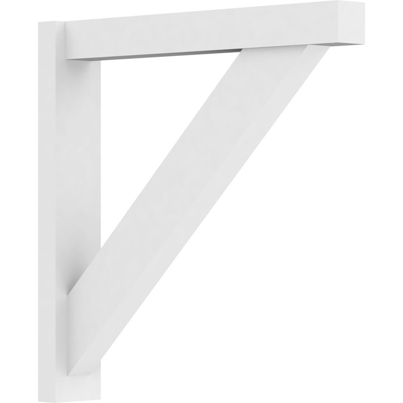 L 5 po x l 30 po x P 30 po H de style architectural traditionnel en PVC avec embouts, L 5 po, H 30 po x P 30 po