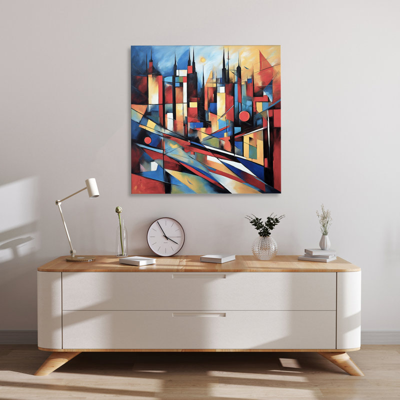 The Big City, 24" H x 24" W