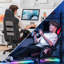 GTPLAYER GAMING CHAIR Adjustable Reclining Ergonomic Faux Leather Swiveling PC & Racing Game Chair-106239686