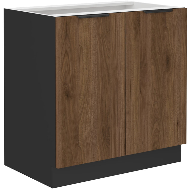 Navena 210cm Kitchen Pantry, Beige/Brown