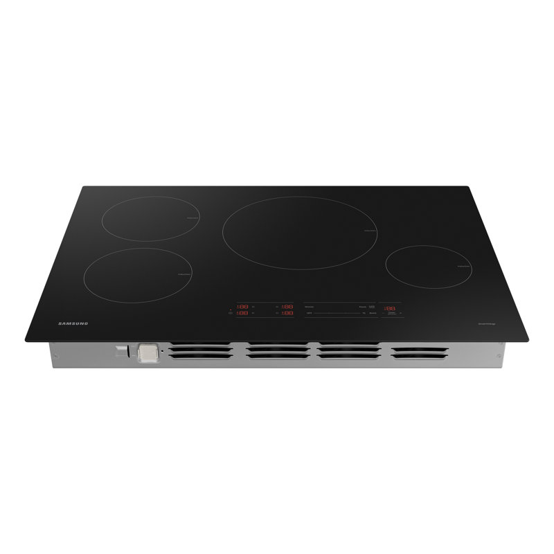 Samsung 30" Black Ceramic 4-Burner Induction Cooktop