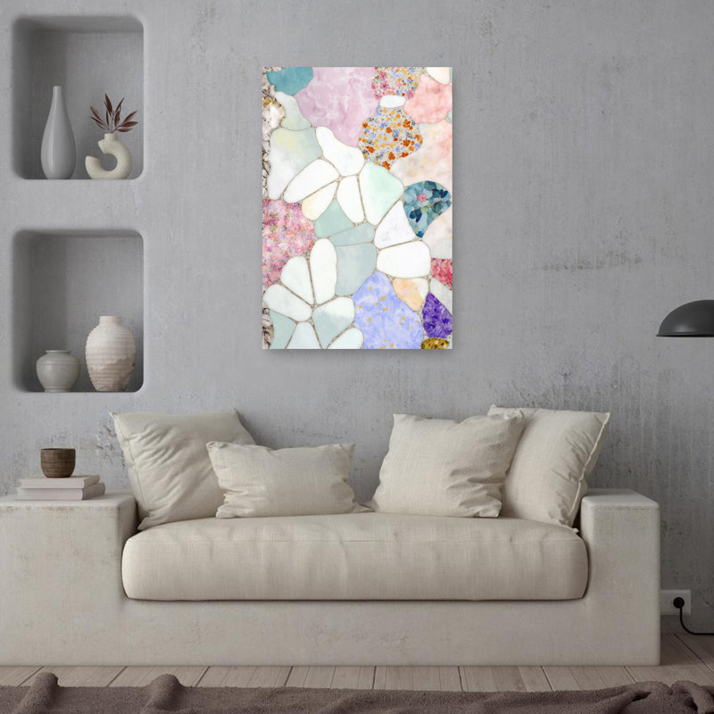 Petal Kaleidoscope by Treechild - Wrapped Canvas Print, 91.44cm H x 60.96cm W