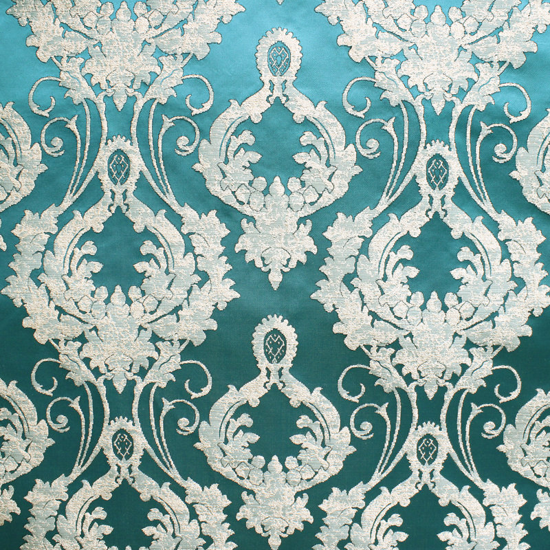 Damask Jacquard | Stasia Fabric, Cerulean