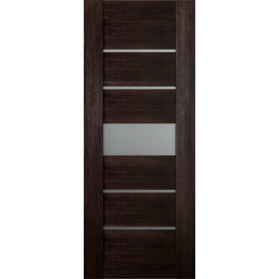 Avon 07-06 Manufactured Wood and Frosted Glass Paneled Prefinished Interior Door Slab