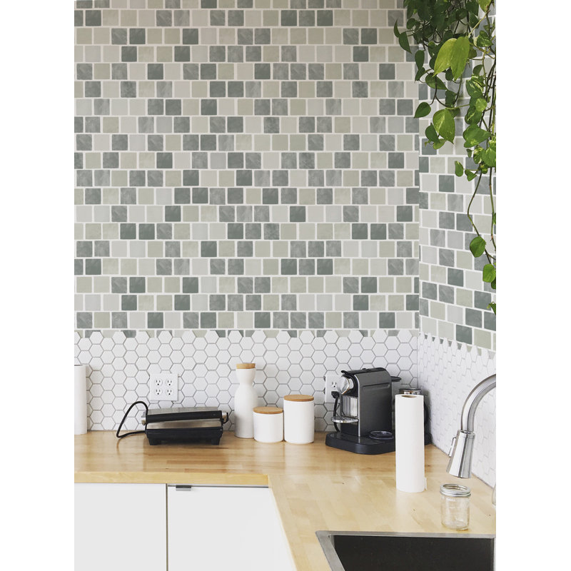 Yuki Osada Geometric Wallpaper Double Roll, Stone