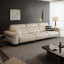 Coussin de canapé modulaire noir en cuir véritable Fourseat-2101207568-2101207571