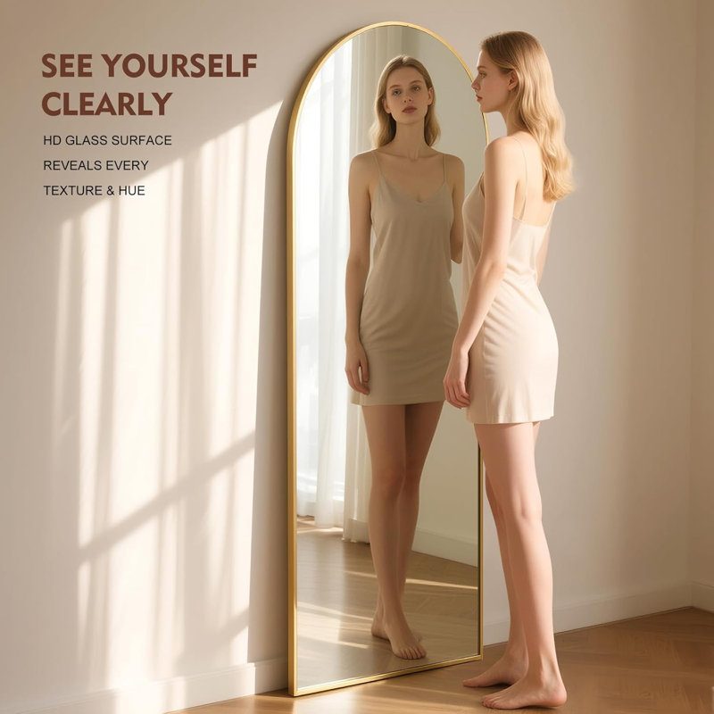 Arch Mirror, 165 cm H x 60 cm W
