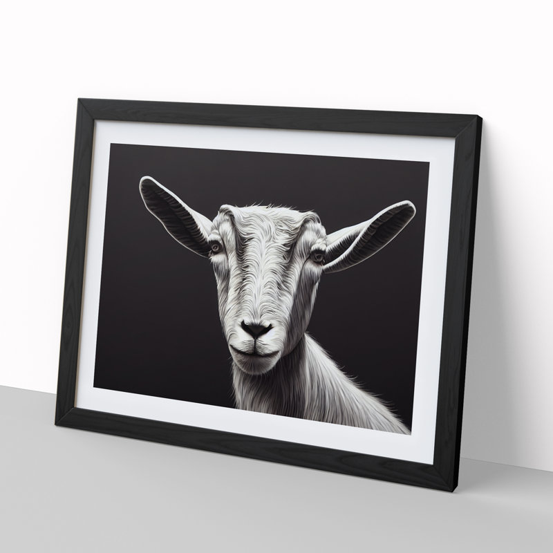 Goat Portrait Vol.1 - Framed Print