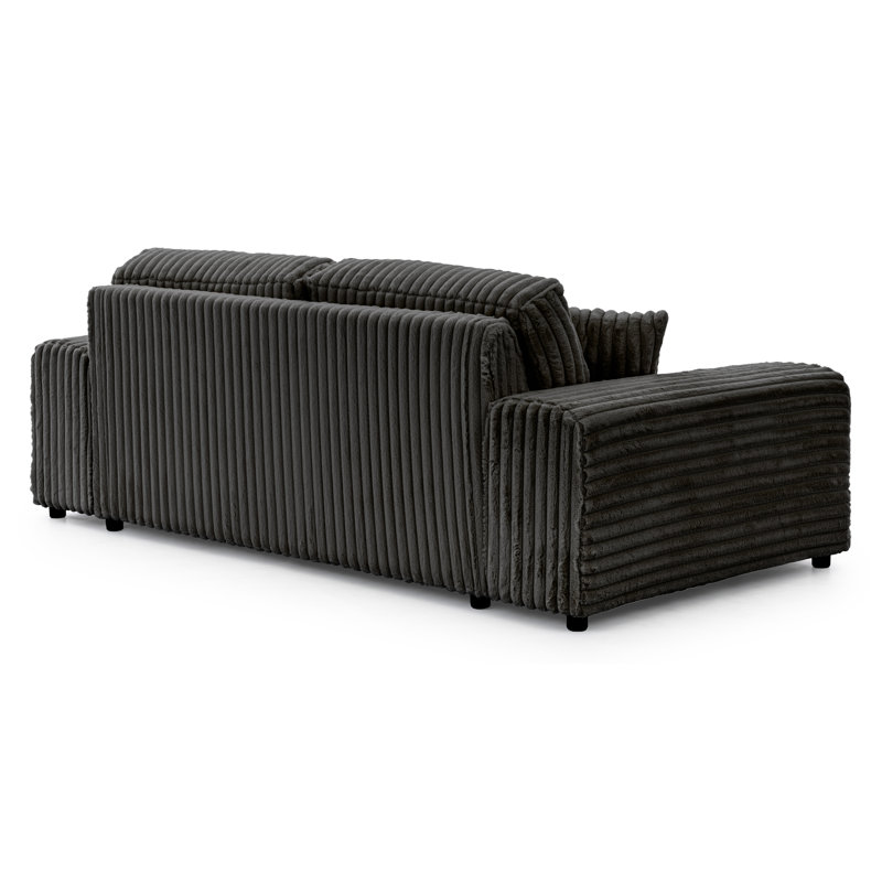 Mollis 3 - Piece Living Room Set, Black