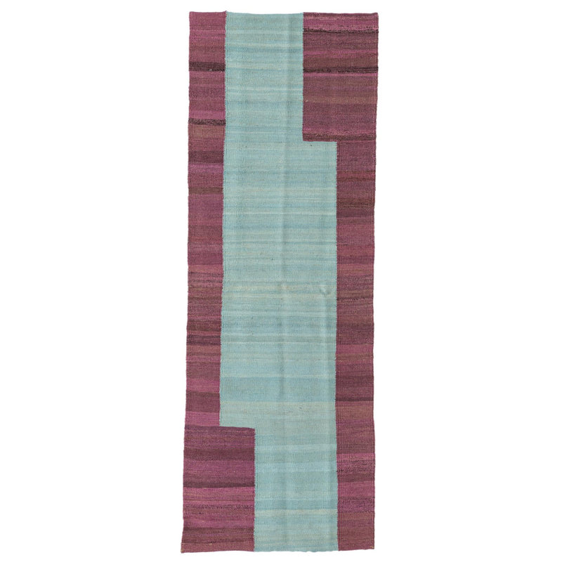Tapis de couloir vert Noor