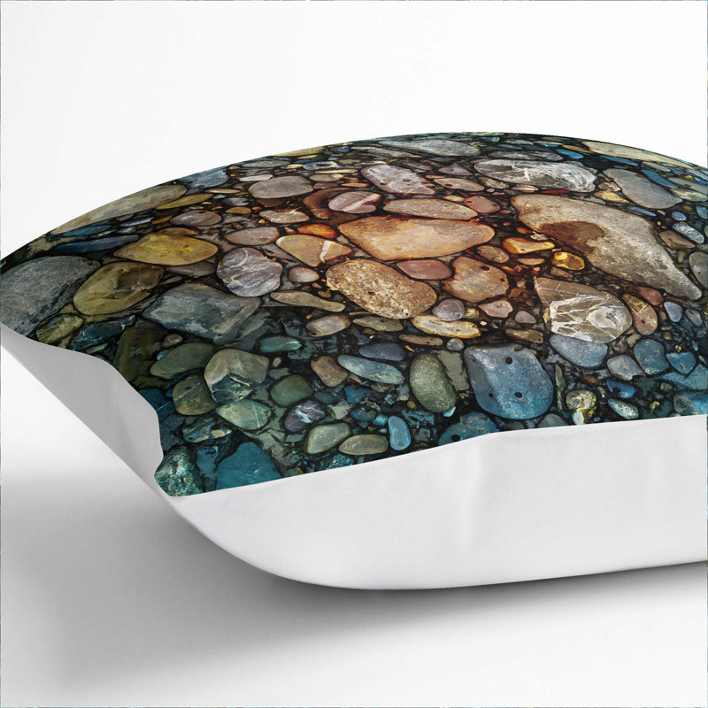 Square Throw Cushion, 40cm H x 40cm W x 15cm D, White