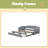 Twin XL Size Extendable Upholstered Daybed With Two Storage Drawers And LED Light-158999338