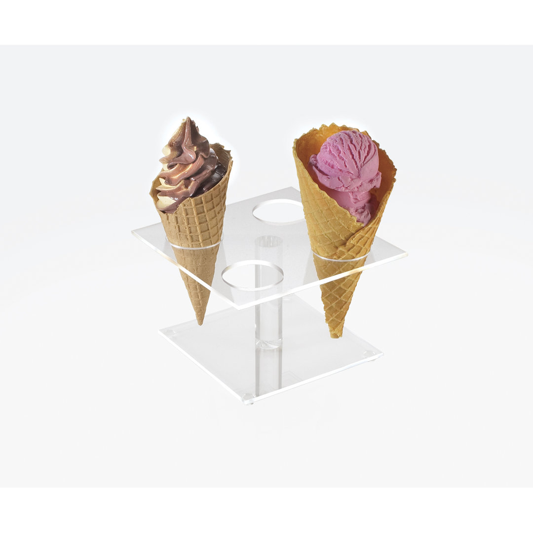 Acrylic Cone Holder - Square Cal-Mil