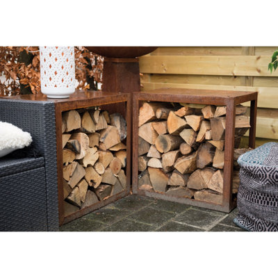 RedFire Firewood Storage "Hodr" Rust