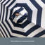 Parasol de terrasse 9 pi 8 pi