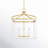 4 - Light Dimmable Lantern Geometric Chandelier-65237598-65237601