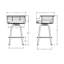 Tabouret de bar et de comptoir pivotant Ulrike-1646117809-1684609569-1646117823