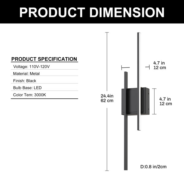 Dimensions du produit