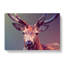 Geometric Stag Deer In Abstract - Wrapped Canvas-55312213