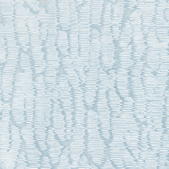 Modern Luxury Abstract Metallic Wallpaper Roll, Blue Ice