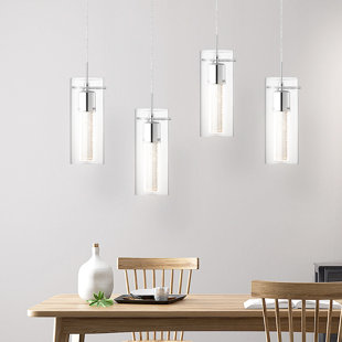 Luminaire suspendu 4 lumières DEL Cassandra