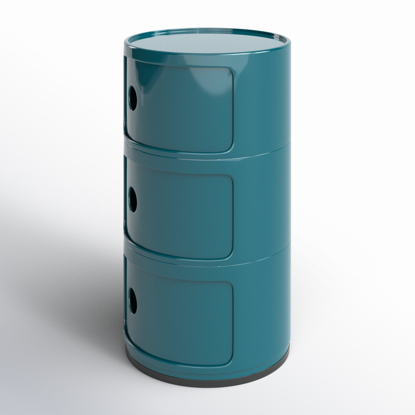 Componibili Modular Stacking Unit, Blue, 3