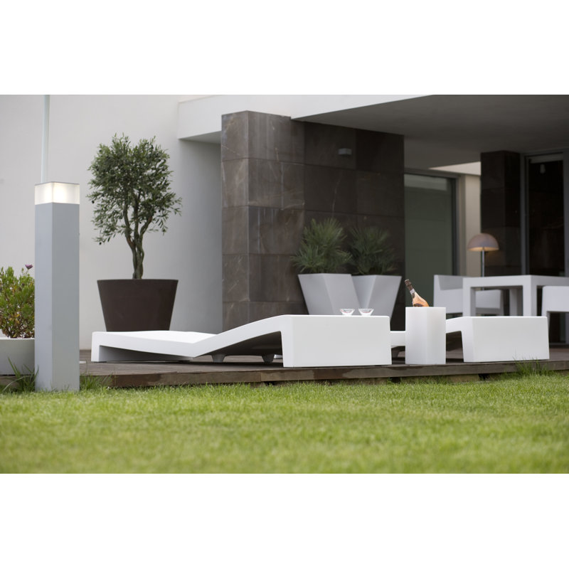 Jut 78.75" Long Single Chaise, Ecru