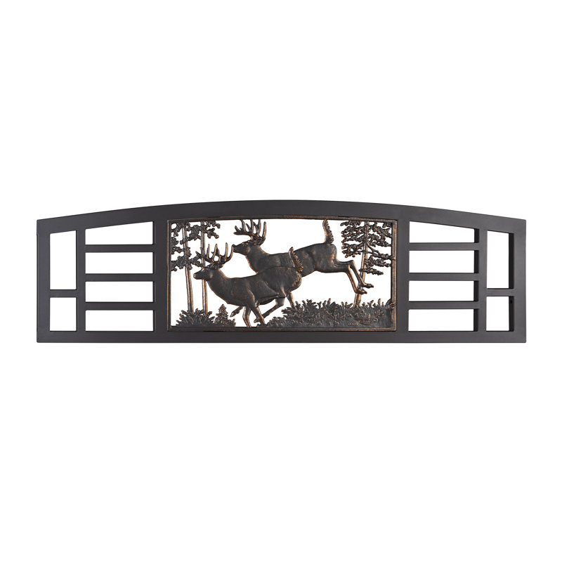 Banc de jardin en acier Damiansville