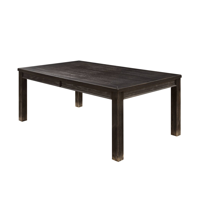 Table de salle à manger Aileen, 31"H x 72"L x 42.4"W, Noir antique