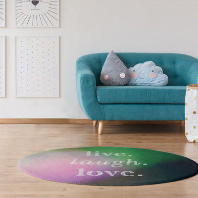 Quotes Chenille Indoor Rug
