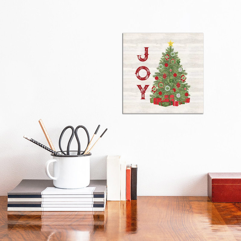 Season of Giving VII 1 Piece Wrapped Canvas Wall Art, 93.98 cm H x 93.98 cm W