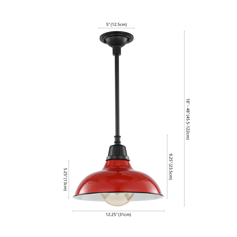 Mamani Outdoor Pendant, Red