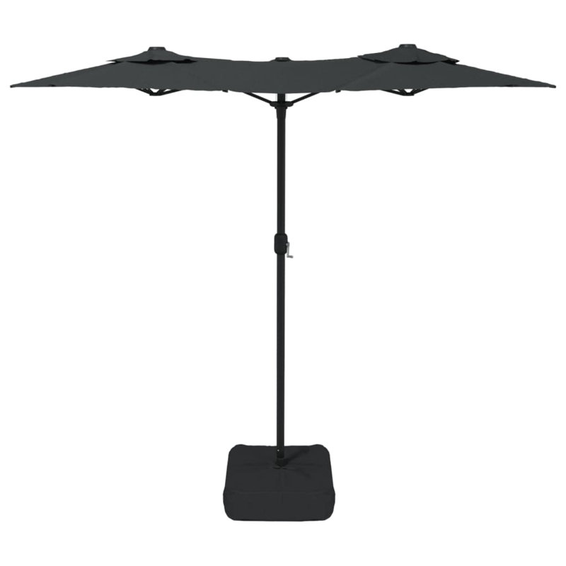 Double-Head Garden Parasol 316x240 cm, Anthracite