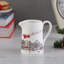 Victoria Eggs Hand illustrated Santa's Sleigh Jug 1/2 Pint