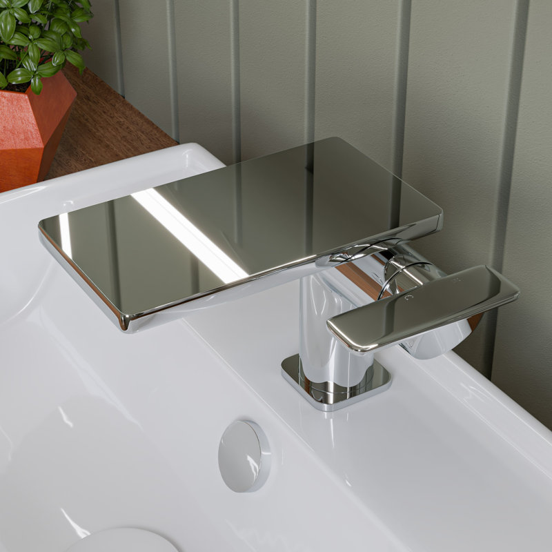 Single-Hole Bathroom Faucet, Polished Chrome