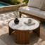 Table basse en pierre frittée Modern