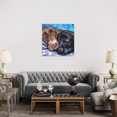 Labs by George Dyachenko - Painting on Canvas