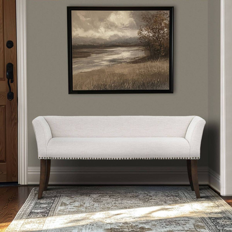 Banc rembourré Welburn crème