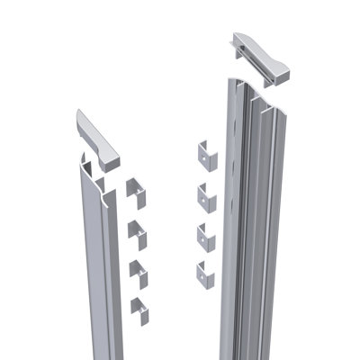 Pacific 1850Mm Shower Enclosure Screw Cover Kit - Chrome