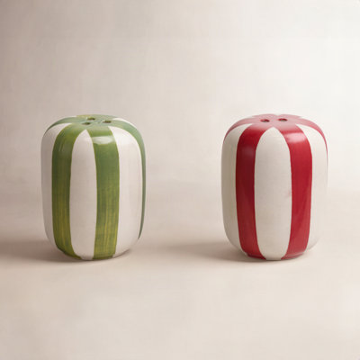 Stoneware Salt and Pepper Shakers